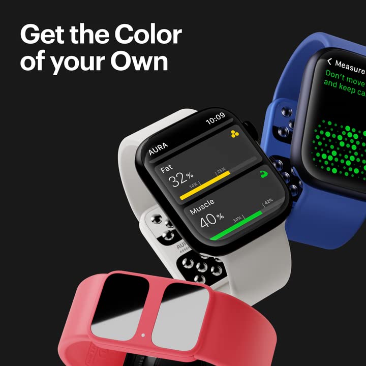 AURA Strap 2 Compatible w Apple Watch – for Body Fat, BMI & Weight Loss - Body Composion AURA StrapBuy Supplements Australia