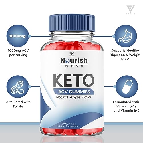 Nourish Wave Keto ACV Gummies Advanced Weight Loss Ketogenic AVC Apple Cider FyvusBuy Supplements Australia