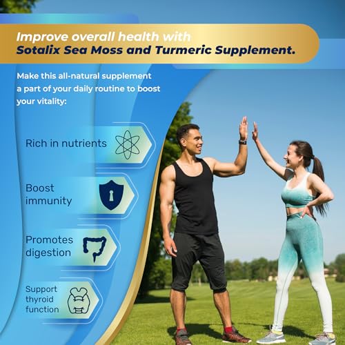 Sotalix Sea Moss Capsule 10100mg with Ashwagandha, Burdock Root, Bladderwrack SOTALIX SUPPLEMENTBuy Supplements Australia