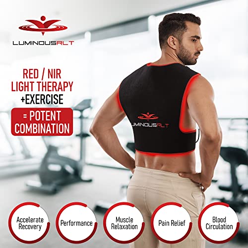 LuminousRLT Red Light Therapy Pad, Adjustable Infrared Light Therapy Back Wrap LUMINOUSRLTBuy Supplements Australia