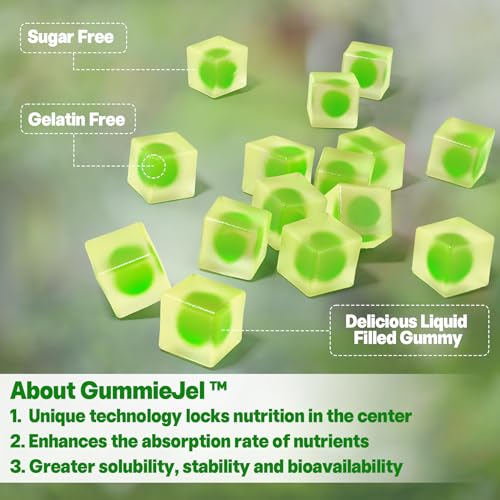 Sugar Free Black Seed Oil Filled Gummies & Chlorophyll, with Hydrolyzed Collagen EnvyCureBuy Supplements Australia