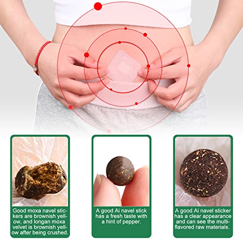 Mugwort Stickers, 40PCs Mugwort Navel Stickers - Parches para Bajar de Peso Rapido ALIVOBuy Supplements Australia