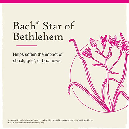 Bach Original Flower Remedies, Star of Bethlehem for Grief and Shock (Non-Alcohol Formula) BachBuy Supplements Australia