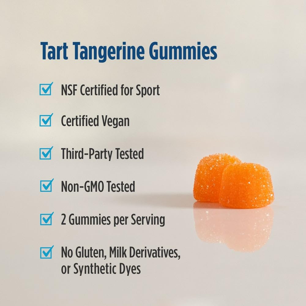 Nordic Naturals Vitamin C Gummies Sport, Tart Tangerine - 120 Gummies - 250 mg Vitamin C - Antioxidant Protection - NSF Certified - Non-GMO, Vegan - 60 Servings Nordic NaturalsBuy Supplements Australia