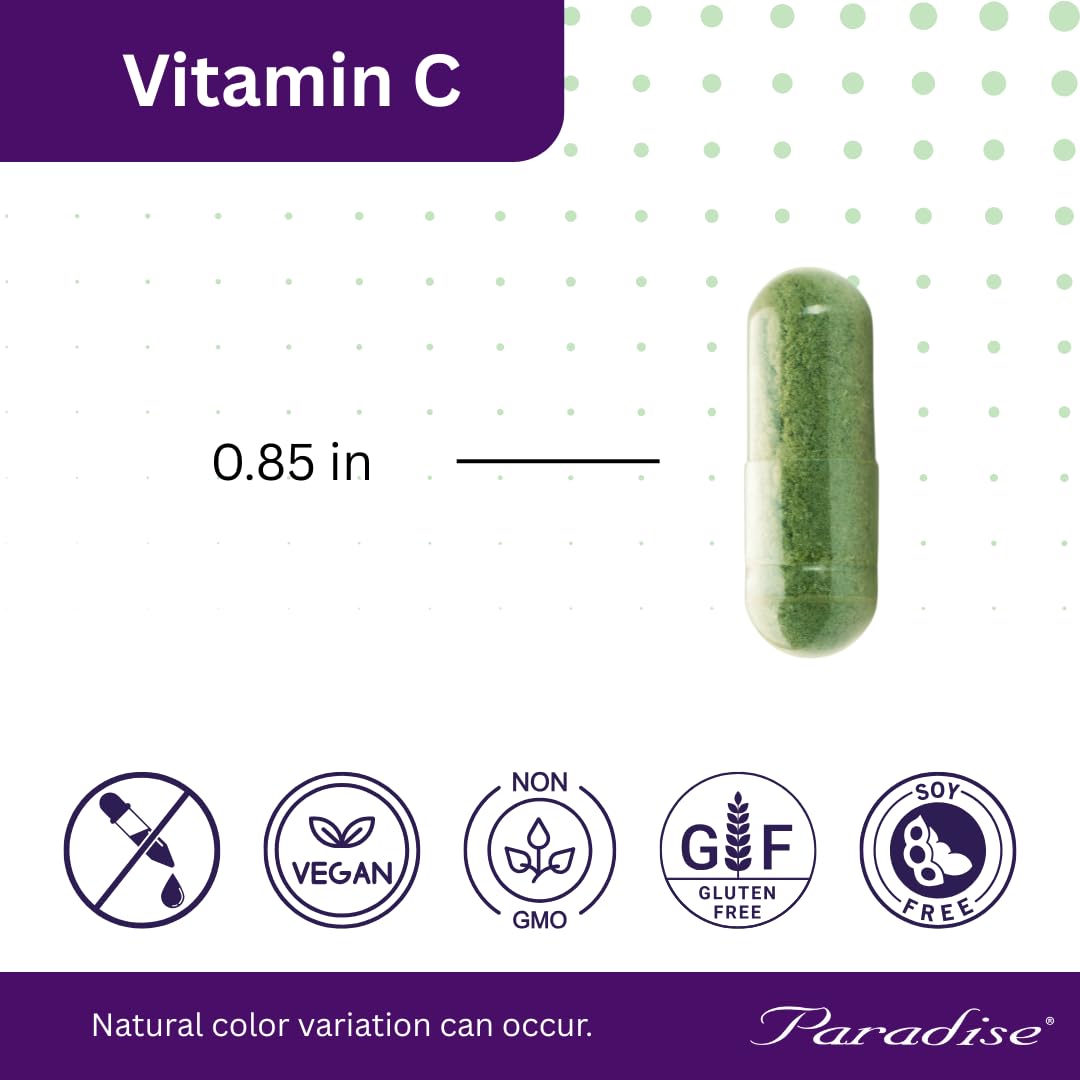 Paradise Herbs Earth's Blend Vitamin C with Nature's C and Adaptogens, Superfoods Base of Probiotics & Organic Alkalizing Greens, 90 Vegetarian Capsules Paradise HerbsBuy Supplements Australia
