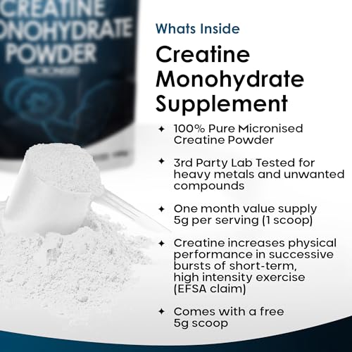Creatine Monohydrate Powder 100% Pure Micronized Creatine - 150g Increased Absorption NEW LEAF PRODUCTSBuy Supplements Australia