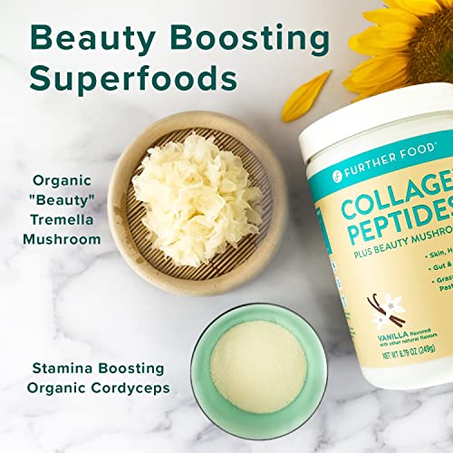 Further Food Best Collagen Peptides Powder Vanilla Flavored Keto Grass-Fed Collagen Further FoodBuy Supplements Australia