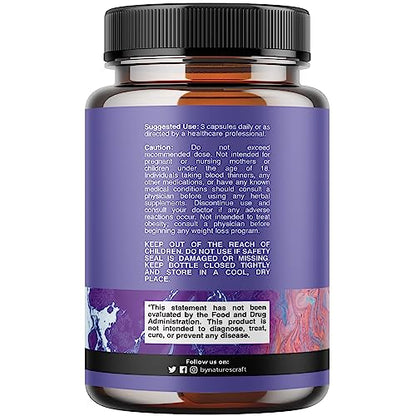 Triple Magnesium Complex Supplement 400mg Elemental - High Absorption Magnesium Natures CraftBuy Supplements Australia