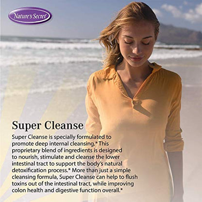 Nature's Secret Super Cleanse Extra Strength Toxin Detox & Gentle Elimination Total Body LumintrailBuy Supplements Australia