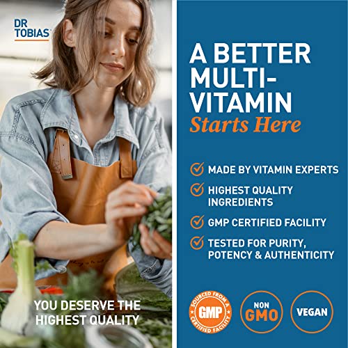 Dr. Tobias Adult Multivitamin for Women & Men, Energy & Immune Support from 42 Fruits Dr. TobiasBuy Supplements Australia