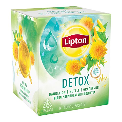 Lipton Green Tea Bags, Herbal Supplement for Detox, 15 Count (Pack of 4) LiptonBuy Supplements Australia