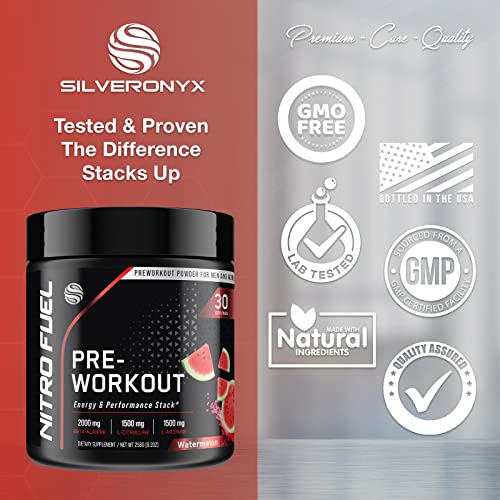 Pre-Workout Powder with Beta-Alanine & Caffeine for Energy, L-Citrulline & L-Arginine SILVERONYXBuy Supplements Australia