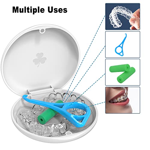 BVN 2 Pcs Retainer Case, Slim Braces Case, Denture Case, Mouth Guard Case, Teeth Aligner Case BVNBuy Supplements Australia
