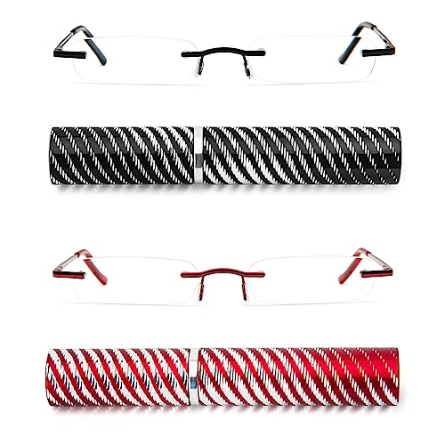 DXYXYO Mini Rimless Reading Glasses for Women Men, 2 Pack Slim Pocket Compact Metal DXYXYOBuy Supplements Australia