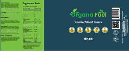 Organa Fuel 30-Day Supply: Advanced Liquid Immune Support Supplement, Supports Cellular, Gut & Organ Health, Vitamins, Minerals, Superfoods, Antioxidant. for Adults & Kids 12+ - 8 fl oz (Pack of 1) Organa FuelBuy Supplements Australia