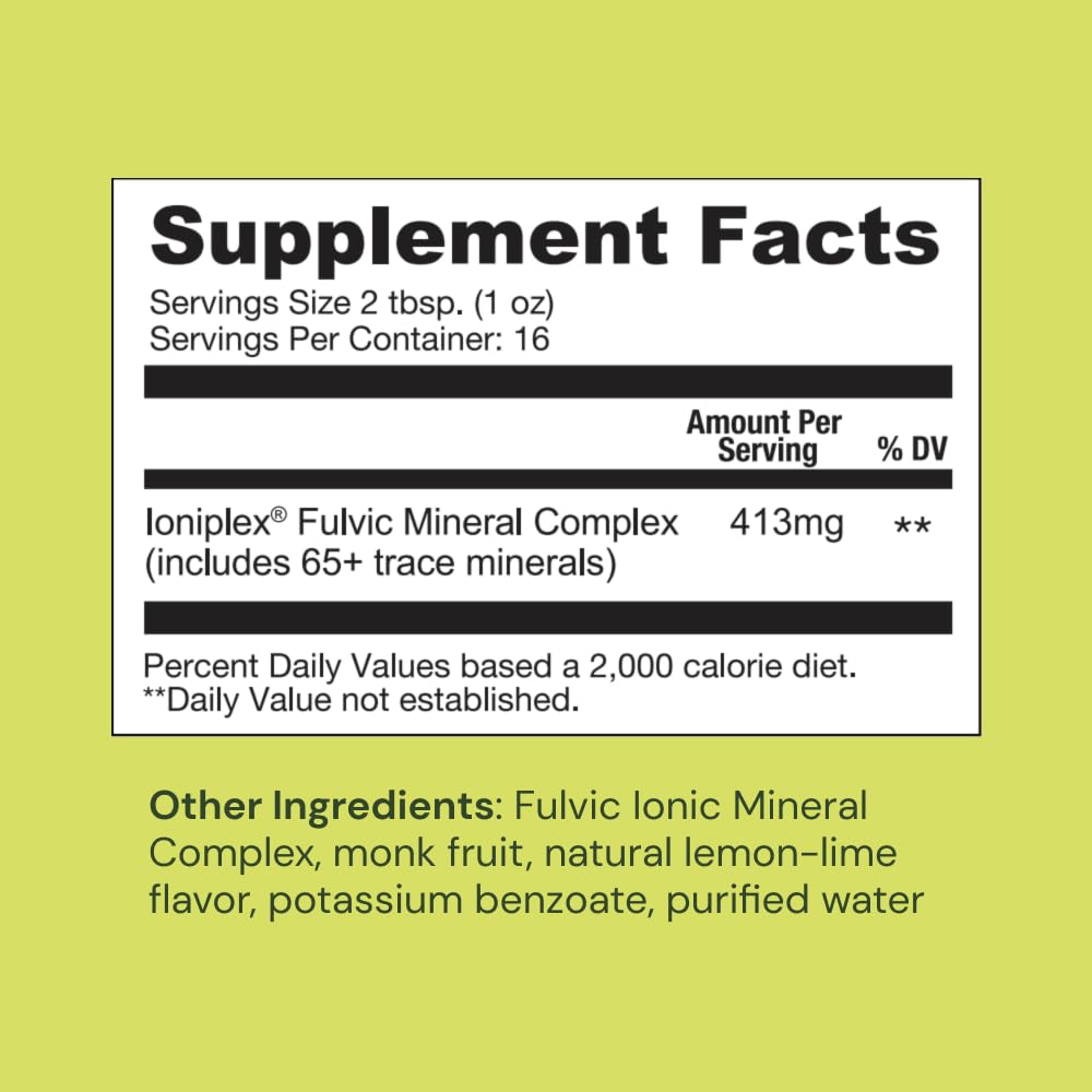 Ameo Life Fulvic Acid & Mineral Complex – Cellular Support, Detox, Collagen Boost – Promotes Skin, Hair, Nail Growth & Energy – Vegan, Gluten-Free, Non-GMO, Made in the USA -16 OZ Ameo LifeBuy Supplements Australia