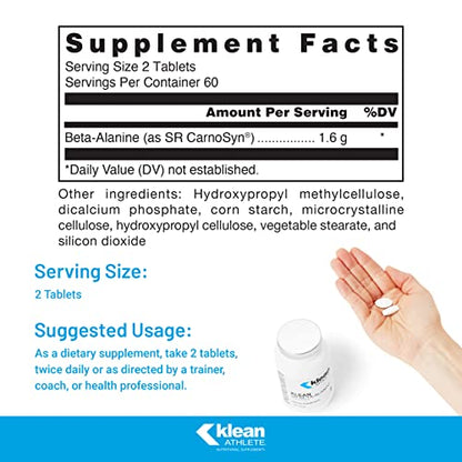 Klean ATHLETE Klean SR Beta-Alanine (Sustained Release) | Delays Fatigue, Supports Klean ATHLETEBuy Supplements Australia