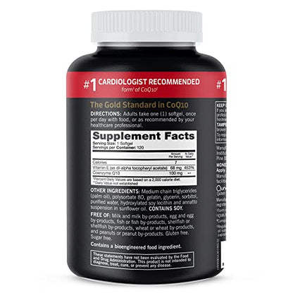 Qunol CoQ10 100mg Softgels, Ultra CoQ10 100mg, 3x Better Absorption, Antioxidant QunolBuy Supplements Australia