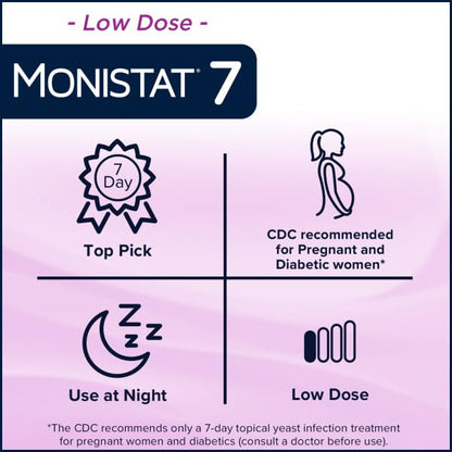 Monistat 7 Vaginal Cream with Tube Plus 7 Disposable Applicators, Anti-Fungal, For Most Vaginal Yeast MonistatBuy Supplements Australia