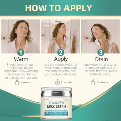 Neck Cream for Tightening Firming: Instant Face Lift Cream - Wrinkle Cream for Women RONKIEBuy Supplements Australia