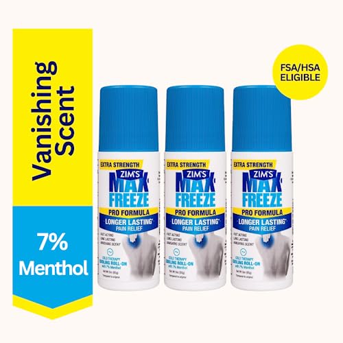 Zim's Max-Freeze Pro Formula Roll-on, 3Count Zim’s MaxBuy Supplements Australia