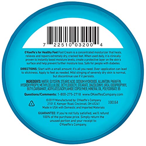 O'Keeffe's for Healthy Feet Foot Cream, Guaranteed Relief for Extremely Dry, Cracked Feet O'Keeffe'sBuy Supplements Australia