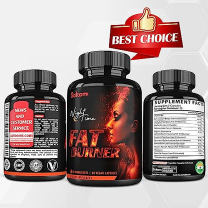 12in1 Night Time Fat Burner for Women - VitaminD.3, Garcinia Cambogia, White Kidney Bean SatoomiBuy Supplements Australia