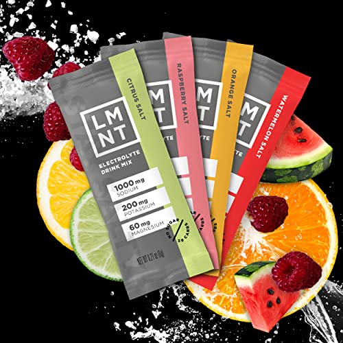 LMNT Zero-Sugar Electrolytes - Variety Salt - Hydration Powder Packets | No Dodgy Ingred Drink LMNTBuy Supplements Australia
