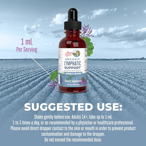 Lymphatic Support Drops | USDA Organic Lymphatic Cleanse Immune Support Supplement MaryRuth OrganicsBuy Supplements Australia