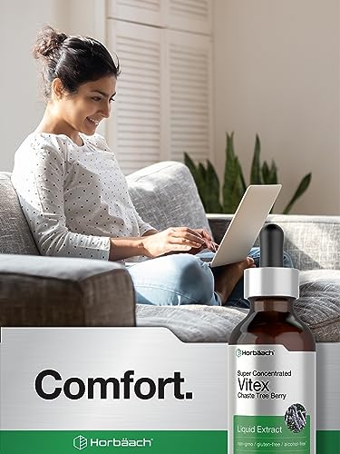 Vitex Berry Chasteberry Extract | 2 fl oz | Super Concentrated | Alcohol Free Chaste Tree HorbäachBuy Supplements Australia