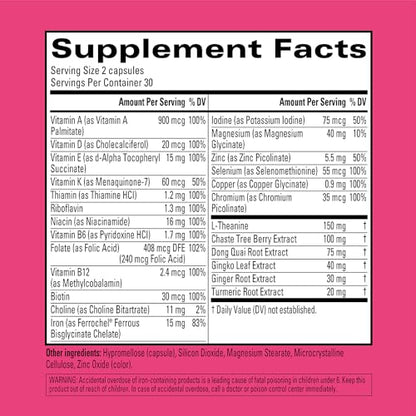 Hyland's Naturals Total Loving Care Multivitamin for Women + PMS Rescue - 60 Vegan Hyland'sBuy Supplements Australia