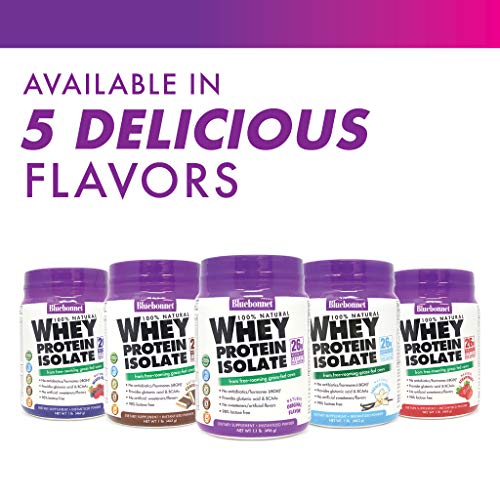 Bluebonnet Nutrition Whey Protein Isolate Powder, 14 Serving, Vanilla, 1 lb BluebonnetBuy Supplements Australia