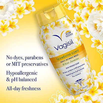 Vagisil Feminine Wash for Intimate Area Hygiene, Scentsitive Scents, pH Balanced and Gynecologist Tested VagisilBuy Supplements Australia