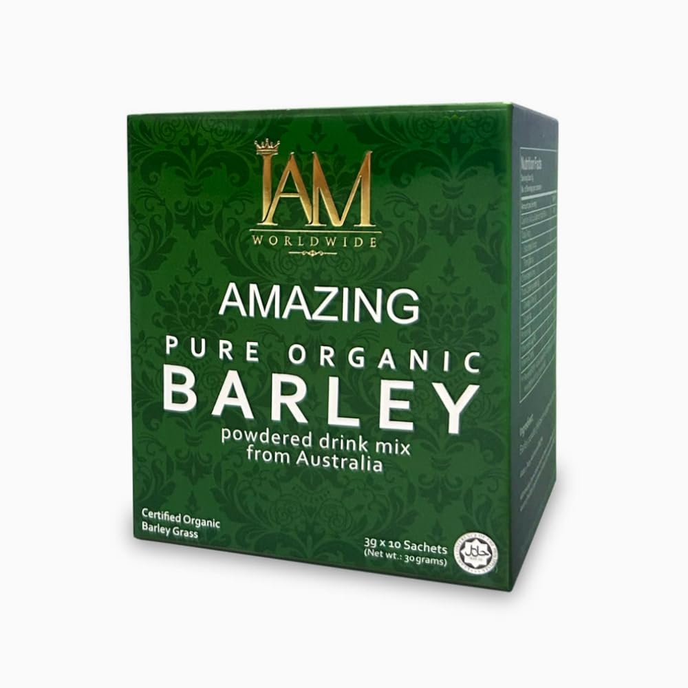 IAM Amazing Pure Organic Barley Powder Drink Barley Green Natural Blend XLXZHYFBuy Supplements Australia
