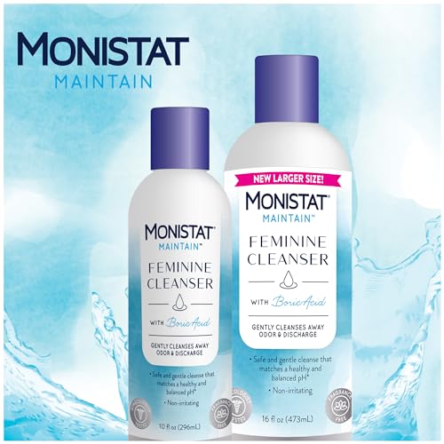 Monistat Boric Acid Feminine Cleanser, Fragrance Free Feminine Wash, 16 Fl Oz, 1 Pack MonistatBuy Supplements Australia