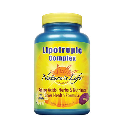 Nature's Life Lipotropic Complex | Comprehensive Support for Healthy Liver Function | with Choline & Inositol | Non-GMO | 90 Vegetarian Tablets Nature's LifeBuy Supplements Australia