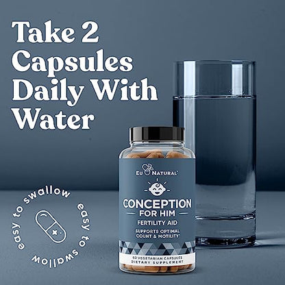 Conception For Him – Fertility Supplements for Men, Male Fertility Booster & Prenatal Eu NaturalBuy Supplements Australia