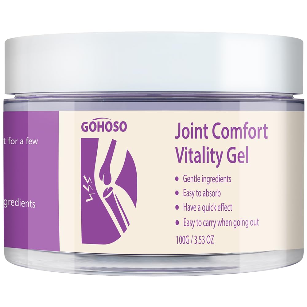Joint Purple Gel, Cooling Massage Cream with Turmeric for Back, Neck, Joints & Muscles – Hydrating Gel for Active Lifestyles ENVISHABuy Supplements Australia