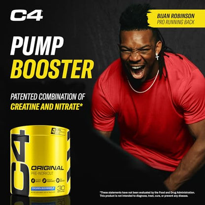 Cellucor C4 Original Pre Workout Powder Frozen Bombsicle Sugar Free Preworkout CellucorBuy Supplements Australia