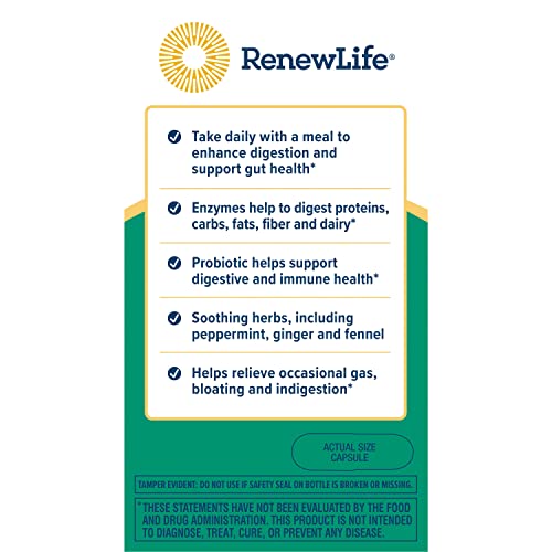 Renew Life Digestive Duo Probiotic + Enzymes; Probiotic Promotes Digestive Health Renew LifeBuy Supplements Australia