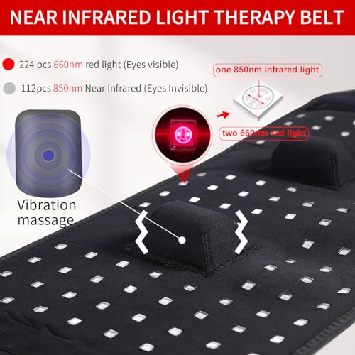 TUOYR Cordless Red Light Therapy Belt for Back Pain Relief with 10000mAH Power Bank TUOYRBuy Supplements Australia