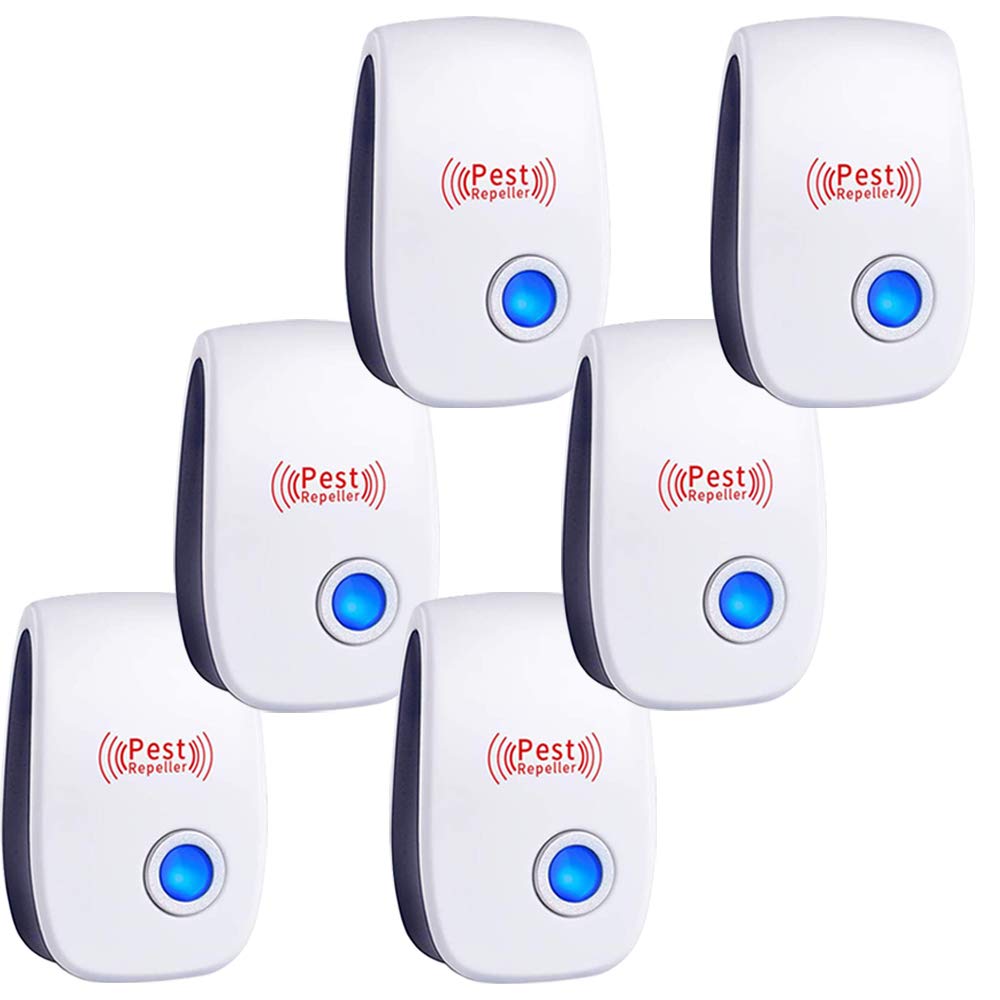 Ultrasonic Pest Repeller 6 Packs Electronic Plug in Indoor Sonic Repellent PalmandpondBuy Supplements Australia