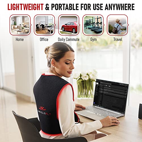 LuminousRLT Red Light Therapy Pad, Adjustable Infrared Light Therapy Back Wrap LUMINOUSRLTBuy Supplements Australia