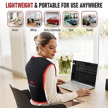 LuminousRLT Red Light Therapy Pad, Adjustable Infrared Light Therapy Back Wrap LUMINOUSRLTBuy Supplements Australia