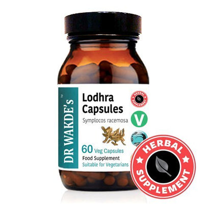 DR WAKDE's Organic Lodhra Capsules (Symplocos racemosa) I 100% Natural Herbal Supplement I 60 Veggie Capsules DR WAKDE'sBuy Supplements Australia