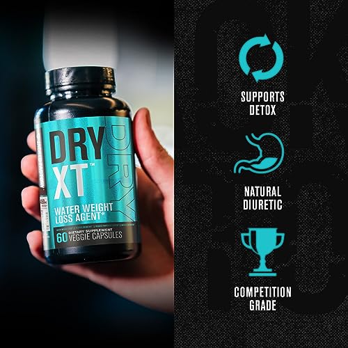 Dry-XT Water Weight Loss Diuretic Pills - Natural Supplement for Reducing Water Retention Jacked FactoryBuy Supplements Australia