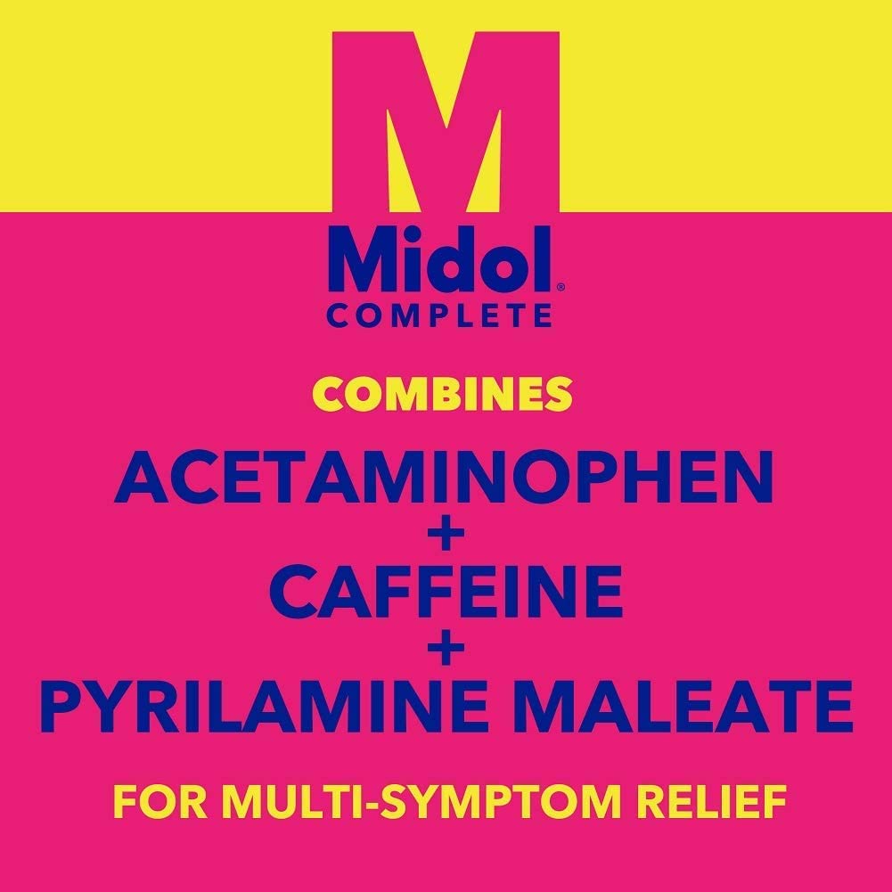 Midol Complete Caplets with Acetaminophen for Menstrual Symptom Relief - 50 Count MidolBuy Supplements Australia