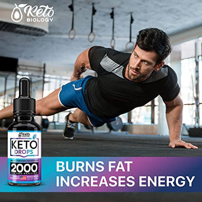Keto Diet Drops with BHB Exogenous Ketones - Made in USA - Fat Burner & Appetite Suppressant KETO BIOLOGYBuy Supplements Australia