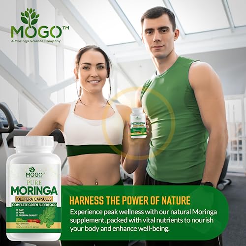 MOGO Moringa Oleifera Capsules | 100% Pure Single Origin Moringa Leaf Powder Supplement MOGOBuy Supplements Australia